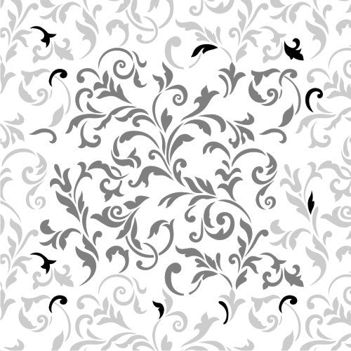 Floral Lace Stencil Background