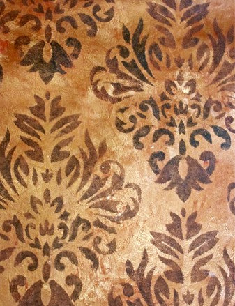 English Damask Stencil