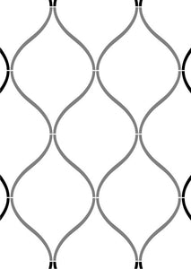 Ethnic Grid Stencil