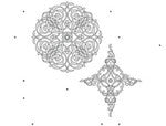 Gabriel's Gates Double Overlay Stencil