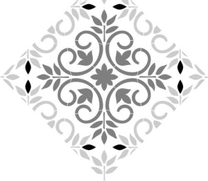 Mediterranean Tile Stencil